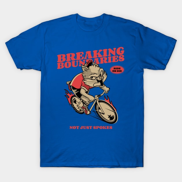 BREAKING BOUNDARIES NOT JUST SPOKES T-Shirt by BICAMERAL